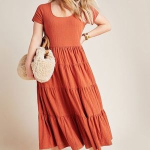 Anthropologie Maeve Gillian Tiered Maxi Dress